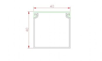 teknik-cizim-40x40-kablo-kanali